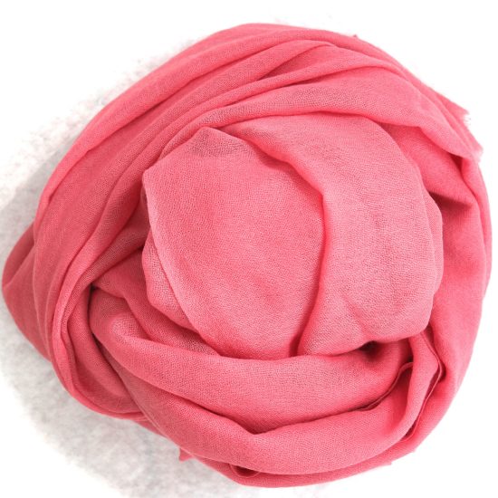 SUMMER LIGHT CASHMERE SCARF (LIGHT RED) - Image 2