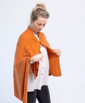 Button Pancho/ Shawl and Cardigan