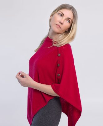 Button Pancho/ Shawl and Cardigan